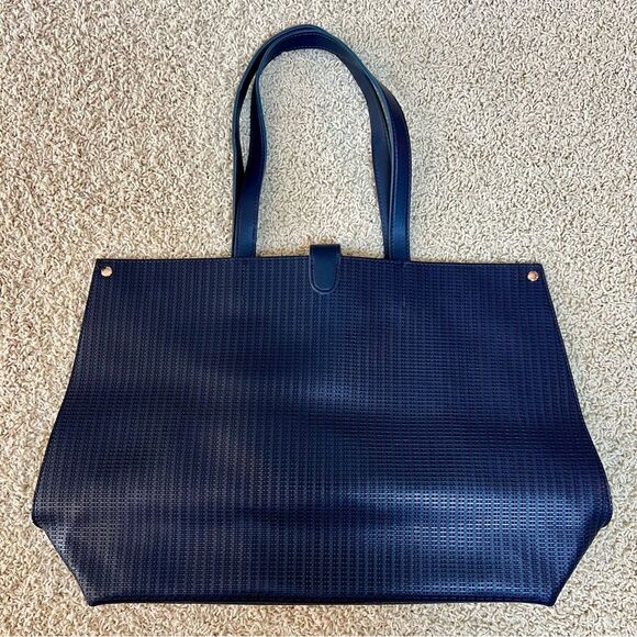ULTA NWOT Tote with Tassel Shoulder Bag Navy Blue - Picture 4 of 8